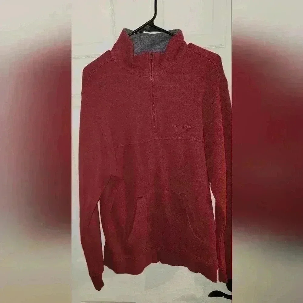 Mens Half Snap Columbia Pullover Size M